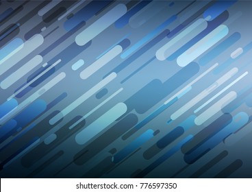 Light BLUE vector natural abstract pattern. Glitter abstract illustration with doodles and Zen tangles. The pattern can be used for heads of websites and designs.