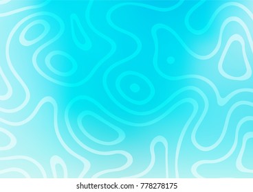Light BLUE vector natural abstract pattern. Geometric doodle illustration in Origami style with gradient. The completely new template can be used for your brand book.