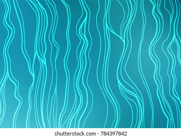 Light BLUE vector natural abstract pattern. Sketchy hand drawn doodles on blurred background. The pattern can be used for wallpapers and coloring books.