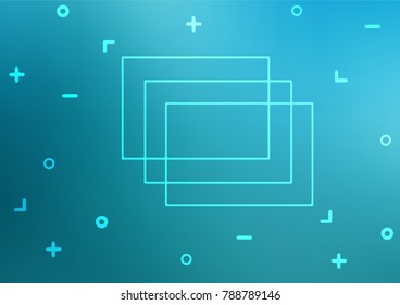 Light BLUE vector natural abstract texture. Modern geometrical abstract illustration with doodles. The doodle design can be used for your web site.