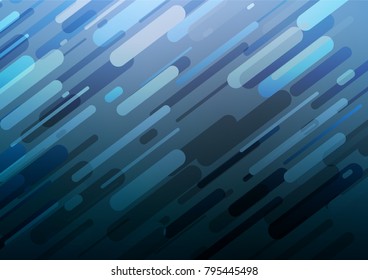Light BLUE vector natural abstract template. Creative illustration in blurred style with doodles and Zen tangles. The pattern can be used for heads of websites and designs.