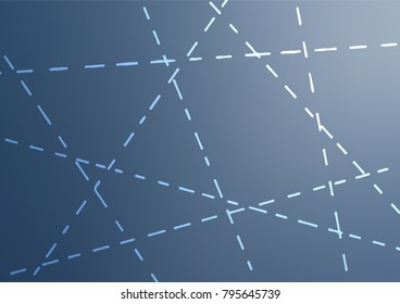 Light BLUE vector natural abstract pattern. Creative illustration in blurred style with doodles and Zen tangles. The best blurred design for your business.