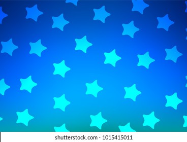 Light BLUE vector natural elegant template. Geometric doodle illustration in Origami style with gradient. A new texture for your design.