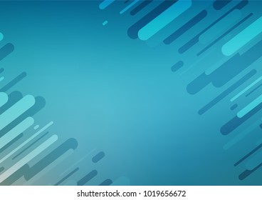 Light BLUE vector natural elegant pattern. Decorative shining illustration with doodles on abstract template. The pattern can be used for heads of websites and designs.