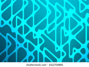 Light BLUE vector natural elegant template. Doodles on blurred abstract background with gradient. The doodle design can be used for your web site.