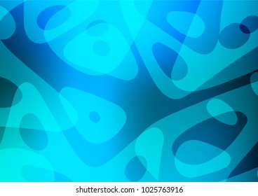 Light BLUE vector natural elegant background. Geometric doodle illustration in Origami style with gradient. Brand-new style for your business design.