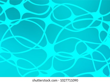 Light BLUE vector natural elegant background. Colorful illustration in abstract style with doodles and Zen tangles. The pattern can be used for coloring books and pages for kids.