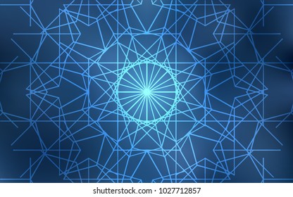 Light BLUE vector natural elegant artwork. Colorful illustration in abstract style with doodles created by child. Brand-new style for your business design.