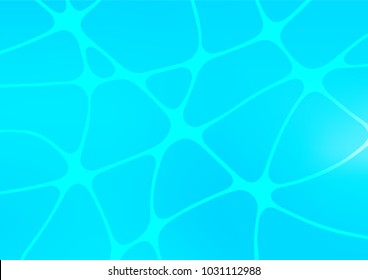 Light BLUE vector natural elegant background. Doodles on blurred abstract background with gradient. The completely new template can be used for your brand book.