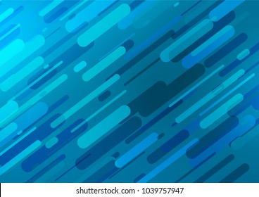 Light BLUE vector natural elegant pattern. Geometric doodle illustration in Origami style with gradient. The pattern can be used for coloring books and pages for kids.