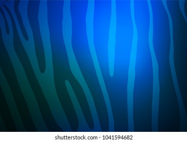 Light BLUE vector natural elegant background. Ethnic elegant natural pattern with gradient. Hand painted design for web, leaflet, textile.