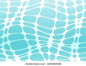 Light BLUE vector natural elegant pattern. Shining colored illustration with doodles in Zen tangle style. A completely new template for your business design.