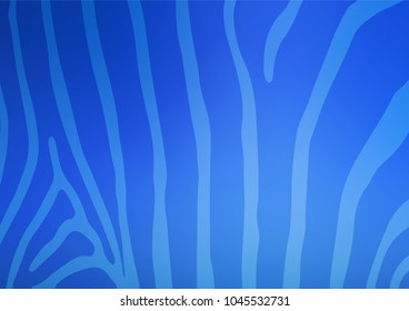 Light BLUE vector natural elegant template. Geometric doodle illustration in Origami style with gradient. Brand-new design for your business.