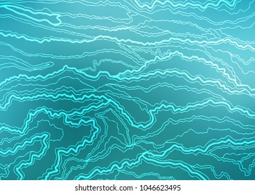 Light BLUE vector natural elegant pattern. Glitter abstract illustration with doodles and Zen tangles. The textured pattern can be used for website.