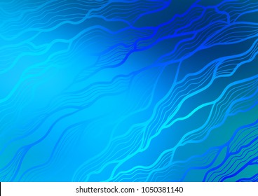 Light BLUE vector natural elegant texture. Sketchy hand drawn doodles on blurred background. A completely new template for your business design.