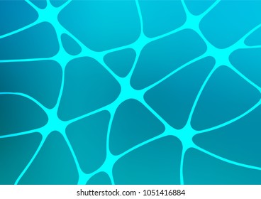 Light BLUE vector natural elegant pattern. Shining colored illustration with doodles in Zen tangle style. The doodle design can be used for your web site.