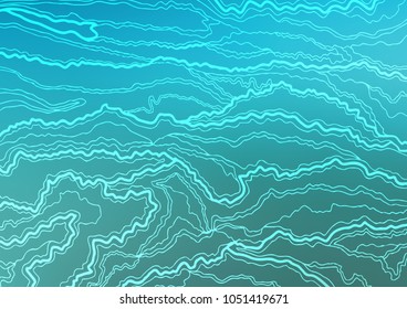 Light BLUE vector natural elegant pattern. Modern geometrical abstract illustration with doodles. The pattern can be used for heads of websites and designs.