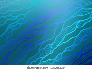 Light BLUE vector natural elegant background. Brand-new colored illustration in blurry style with doodles. The best blurred design for your business.