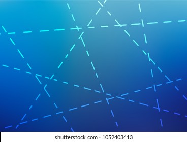 Light BLUE vector natural elegant template. Brand-new colored illustration in blurry style with doodles. The elegant pattern can be used as a part of a brand book.