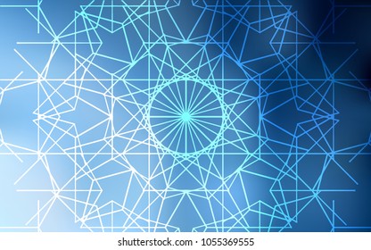 Light BLUE vector natural elegant background. An elegant bright illustration with lines drawn by child in Natural style. The completely new template can be used for your brand book.