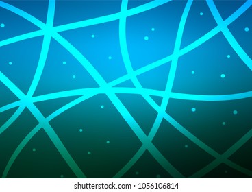 Light BLUE vector natural elegant pattern. Glitter abstract illustration with doodles and Zen tangles. The best blurred design for your business.