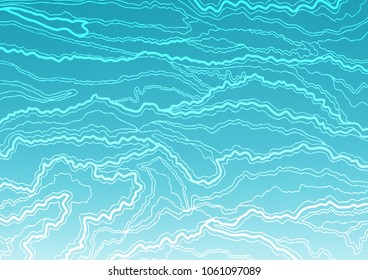 Light BLUE vector natural elegant background. Decorative shining illustration with doodles on abstract template. The best blurred design for your business.