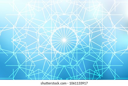 Light BLUE vector natural elegant artwork. Sketchy doodles drawn by child on blurred background. A completely new template for your business design.