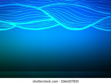 Light BLUE vector natural elegant texture. Brand-new colored illustration in blurry style with doodles. The template can be used as a background for cell phones.