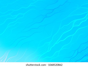 Light BLUE vector natural elegant pattern. Geometric doodle illustration in Origami style with gradient. Brand-new style for your business design.