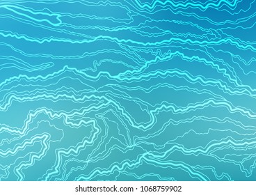 Light BLUE vector natural elegant template. Brand-new colored illustration in blurry style with doodles. A completely new design for your business.