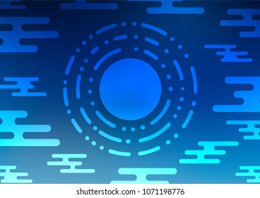 Light BLUE vector natural elegant pattern. A completely new color illustration in doodle style. A completely new template for your business design.
