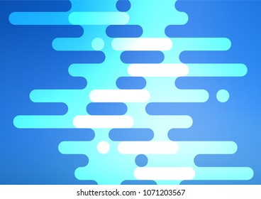 Light BLUE vector natural elegant texture. Colorful illustration in abstract style with doodles and Zen tangles. Brand-new style for your business design.