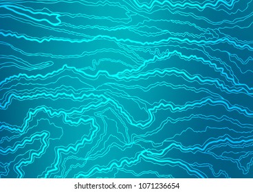 Light BLUE vector natural elegant texture. Glitter abstract illustration with doodles and Zen tangles. A completely new template for your business design.