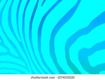 Light BLUE vector natural elegant template. A completely new color illustration in doodle style. Hand painted design for web, leaflet, textile.
