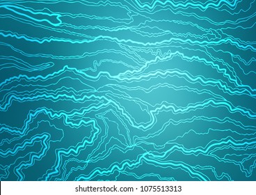 Light BLUE vector natural elegant texture. Colorful illustration in abstract style with doodles and Zen tangles. The pattern can be used for heads of websites and designs.