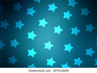 Light BLUE vector natural elegant texture. Shining colored illustration with doodles in Zen tangle style. A completely new design for your business.