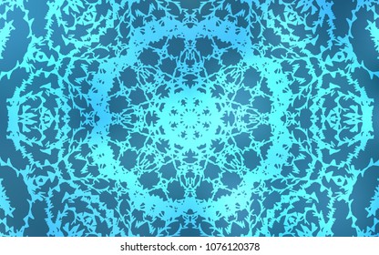 Light BLUE vector natural elegant background. A completely new color illustration in doodle style drawn by child. The best blurred design for your business.