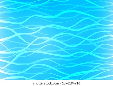 Light BLUE vector natural elegant texture. A completely new color illustration in doodle style. The pattern can be used for coloring books and pages for kids.