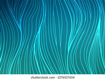 Light BLUE vector natural elegant texture. Blurred decorative design in Indian style with Zen tangles. Hand painted design for web, wrapping, wallpaper.