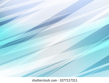 Light BLUE vector natural elegant background. Blurred decorative design in Indian style with Zen tangles. The pattern can be used for coloring books and pages for kids.