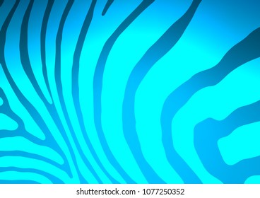 Light BLUE vector natural elegant pattern. Colorful abstract illustration with lines in Asian style. The pattern can be used for wallpapers and coloring books.