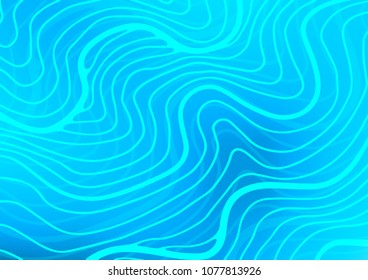 Light BLUE vector natural elegant template. Creative illustration in blurred style with doodles and Zen tangles. Brand-new style for your business design.