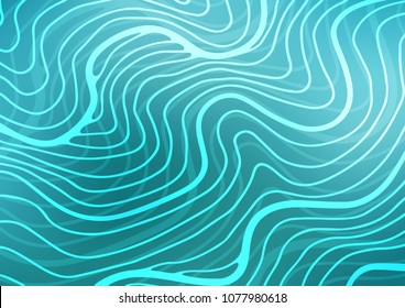 Light BLUE vector natural elegant pattern. Doodles on blurred abstract background with gradient. Hand painted design for web, wrapping, wallpaper.