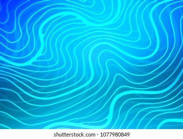 Light BLUE vector natural elegant template. A completely new color illustration in doodle style. Hand painted design for web, wrapping, wallpaper.