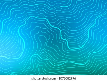 Light BLUE vector natural elegant texture. A vague abstract illustration with doodles in Indian style. The pattern can be used for wallpapers and coloring books.