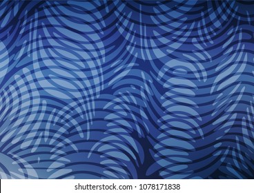 Light BLUE vector natural elegant texture. Doodles on blurred abstract background with gradient. The template can be used as a background for cell phones.