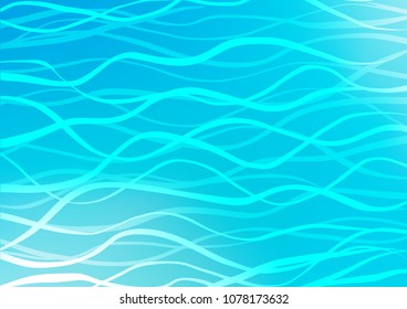 Light BLUE vector natural elegant texture. Geometric doodle illustration in Origami style with gradient. Hand painted design for web, leaflet, textile.