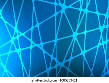 Light BLUE vector natural elegant template. An elegant bright illustration with lines in Natural style. A new texture for your design.