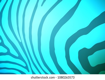 Light BLUE vector natural elegant template. Creative illustration in blurred style with doodles and Zen tangles. Brand-new style for your business design.