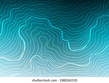 Light BLUE vector natural elegant template. Blurred decorative design in Indian style with Zen tangles. Hand painted design for web, wrapping, wallpaper.